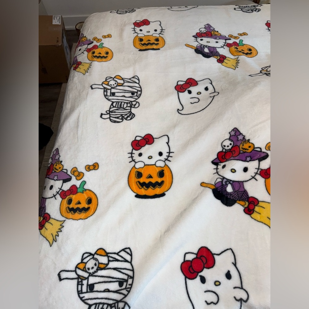 Hello Kitty Witch Throw Blanket